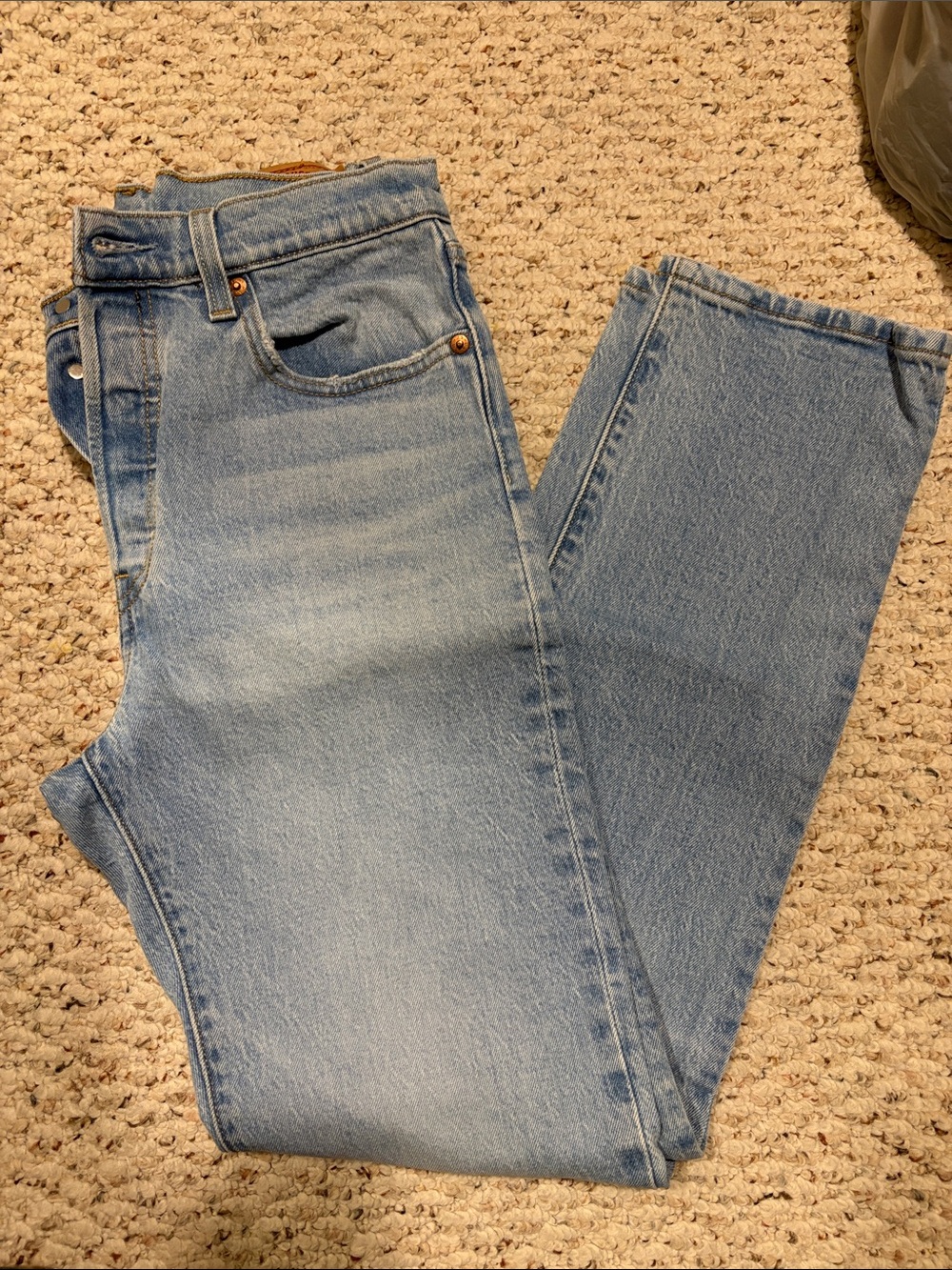 Levi's Men's Light Wash Straight Jeans